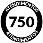 750 Atendimentos
